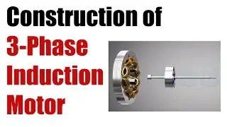 Construction of a 3 PHASE INDUCTION MOTOR  - EZEd  - BEE - Electrical Engineering
