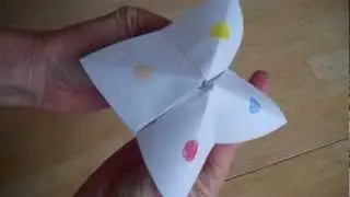 Last Step of How to Make a Cootie Catcher