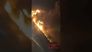 semi crashes into exit wall, explodes, driver able to escape. FWPD SGT killed during investigation