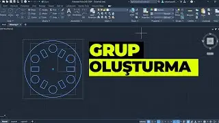 AutoCAD Dersleri - Gruplama (Group,Ungroup)  | AutoCAD 2024