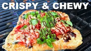 The EASIEST Grilled Pizza Recipe On A Gas Grill.