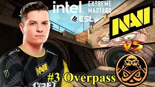 Нави потеют! NaVi vs ENCE #3 Overpass IEM Katowice 2022 Group Stage CS GO
