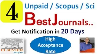 Fast Publication Scopus and SCI Journal | Multidisciplinary Journal