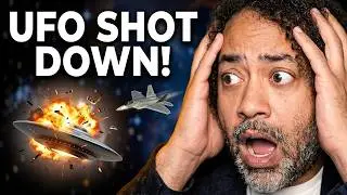 UFO SHOT DOWN by US Fighter Jet! EXPLODES! 4K