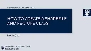 HOW TO CREATE SHAPEFILE AND FEATURE CLASS