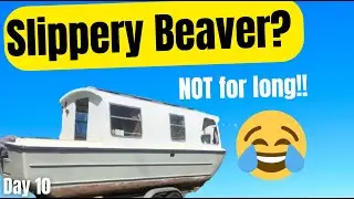 BYE BYE slippery beaver - HELLO anti-slip beads!! These things are AMAZING! - Renovation day 10.