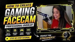 How To Create Gaming Facecam!! Illustrator CC 2020!! Overlay Tutorial
