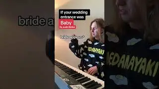 had no idea this one would be so fun #justinbieber #baby #weddingentrance #shorts