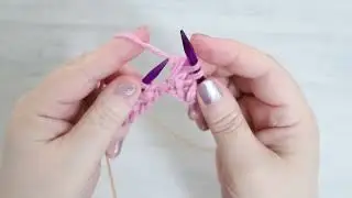 Шикарный полуажурный узор спицами. МК