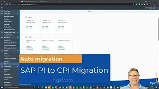 SAP PI to CPI migration first release with Figaf Tool