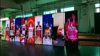 Super Slim Indoor Advertising Poster Led Display P3 Led Mirror Screen