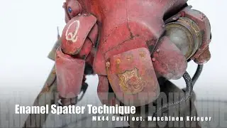Weathering Spatter Enamel│ MASCHINEN KRIEGER MK44⎜Devil Octopus⎜1/20⎟