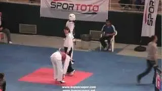 54kg Omer Ramazan Evez - Samet  Gumusel  (2012 Turkish Taekwondo Championships Under -21)
