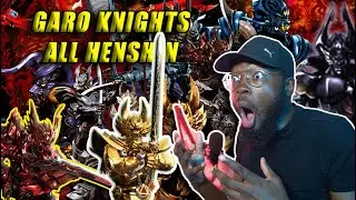 GARO ALL MAKAI KNIGHT HENSHIN | REACTION VIDEO | ALL GARO KNIGHT HENSHIN 