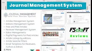 Journal Management and Peer Review System | Paid Projects | Tamil | F5Craft  Web Development Company