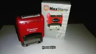Maxum Plus Self Inking Stamp with Reversible Pad
