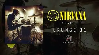 Grunge Drum Track | Nirvana Style | 134 BPM