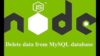 How to delete data from MySQL database using Node Js | Delete Query | Free | URDU | HINDI | Part 14