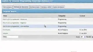 How to create and organize a course