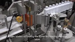 4 Side Bottle Labeler