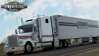 ATS - Freightliner Classic XL from Colorado to Kansas | Serial Black's Detroit Diesel straight pipe