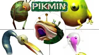 Every enemy in pikmin 1 | 1/4 of pikmin ennemies