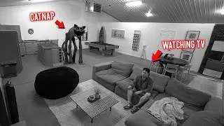 CAUGHT CATNAP FROM POPPY PLAYTIME ON OUR SECURITY CAMERAS AT 3 AM!! (HE ATTACKED US)