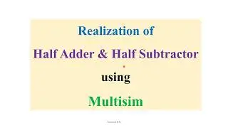 Multisim_Half adder & Half Subtractor