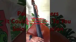 It Could Happen To Youのベースソロ Paul Chambers(Solo Transcription)#251 #bass #basssolo