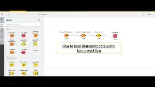 How to read data from SharePoint list in knime