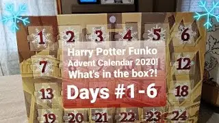 Harry Potter Funko Advent Calendar 2020 Days 1-6!