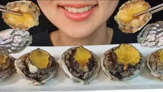 ASMR 전복 먹방 abalone real eating sounds