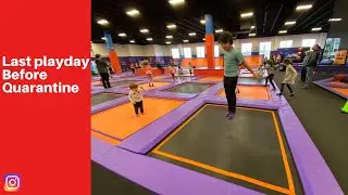 Playday at Trampoline Park (last playday before coronavirus quarantine)