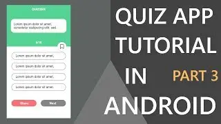 How to make Quiz app in android studio?(Part-3) | Hindi Tutorial 2019