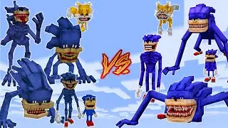 SHIN SONIC vs SHIN SONIC - GECHCRAFT vs GOJI DRAW | MINECRAFT PE BATTLE