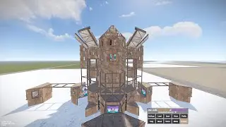 Small group base 2x1  \ wide gap \ pixel gap \ Rust Base Design