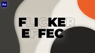 Flicker Text Animation in After Effects - No Plugins Required