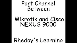 How to Configure port channel cisco 9000 series