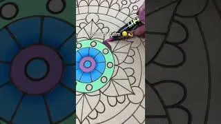 Keep calm and colour #painting #mandala #satisfying #colors #colouring #arttherapy
