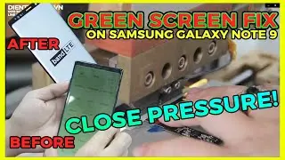 Green Screen On Samsung Galaxy Note 9 | Fix green screen status on samsung galaxy