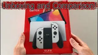 Nintendo Switch OLED model unboxing and comparison