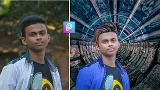 New photo editing in picsart 2019 || background chang in picsart with android mobile