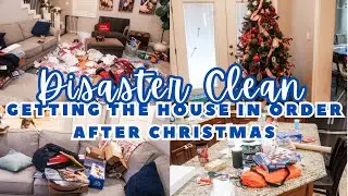 *NEW* EXTREME CLEAN | AFTER CHRISTMAS DISASTER CLEAN | UNDECORATE WITH ME | Ana Wiggins