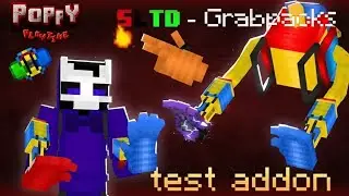  Addon All GrabPacks Beta TEST – Minecraft SLTD Poppy Playtime (1.21.100+) 