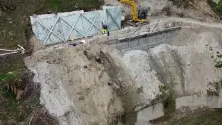 ERDOX® PLACCAGGIO/ERDOX® TERRA RIVESTIMENTO DI SCARPATE/ESEMPIO APPLICAZIONE