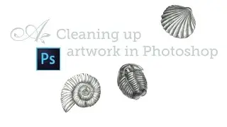 Cleaning up artwork in Photoshop