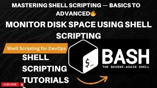 Monitoring using Bash Script  | Monitoring Disk Space utilization