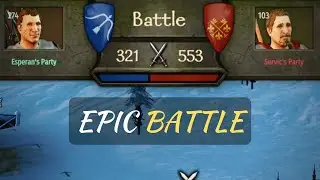 Mount and Blade II Bannerlord - 321 vs 553 EPIC BATTLE