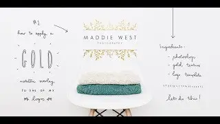 Add A Gold Overlay To A Logo Template In Photoshop