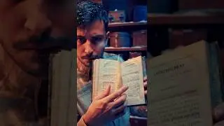 Crinkles of century old book are DEEP 